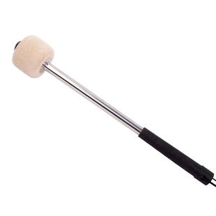 Supply wholesale army drum hammer big drum stick metal rod felt head drumstick percussion instrument accessories