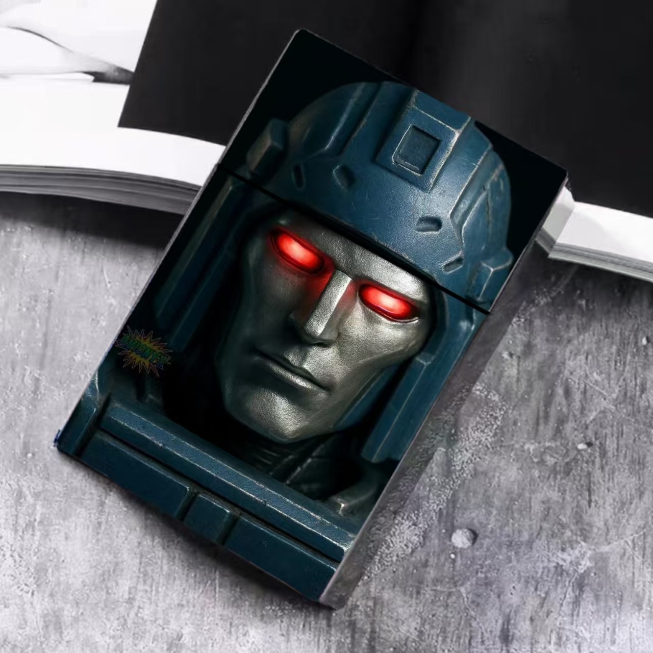 Transformers creativo Decepticon Megatron 20 cajas de cigarrillos gruesas suministro transfronterizo de comercio exterior image 10
