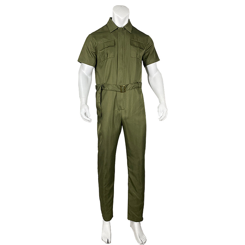 Herren-Cargo-Overall, lässiger Overall, Gürtel-Overall_voghion.com
