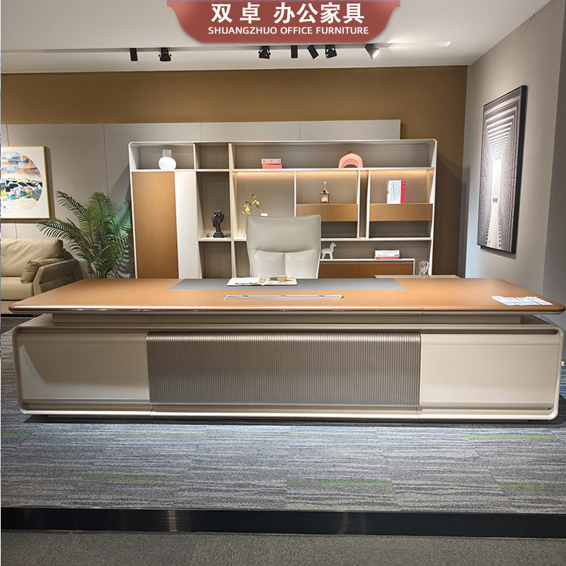 Boss Desk, High-End, Simple and Modern, Chairman's Desk, Atmospheric Boss Desk, Executive Desk, President's Desk