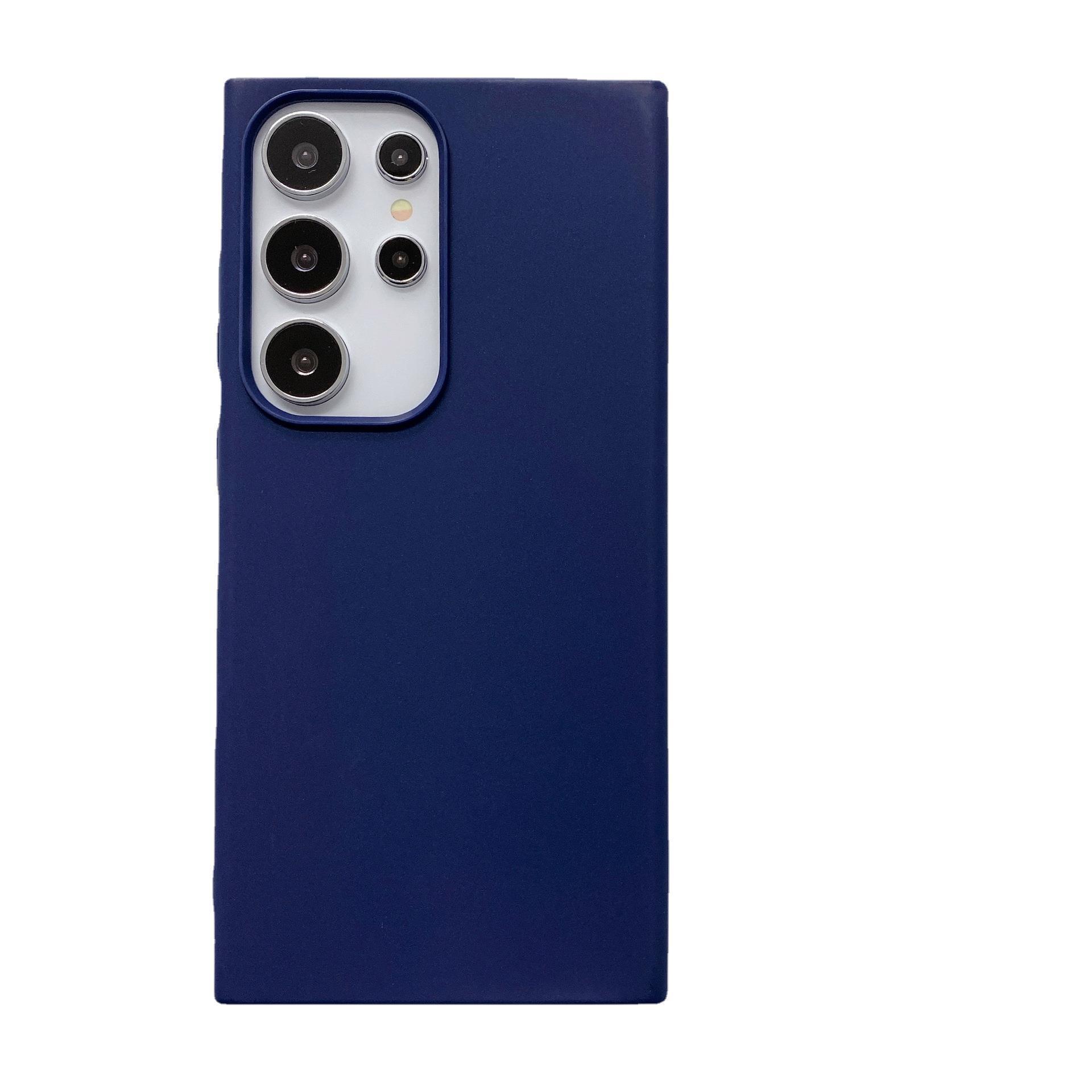 Aplicable Samsung S24ultra funda para teléfono móvil Tpu esmerilado todo incluido S25 funda protectora de caramelo A54A16 funda de silicona