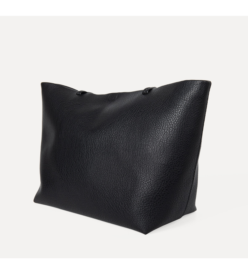 Nuevo diseño de nicho coreano, bolso de hombro de cuero suave con estampado de lichi para mujer, bolso de mano sencillo de gran capacidad para desplazamientos diarios_voghion.com