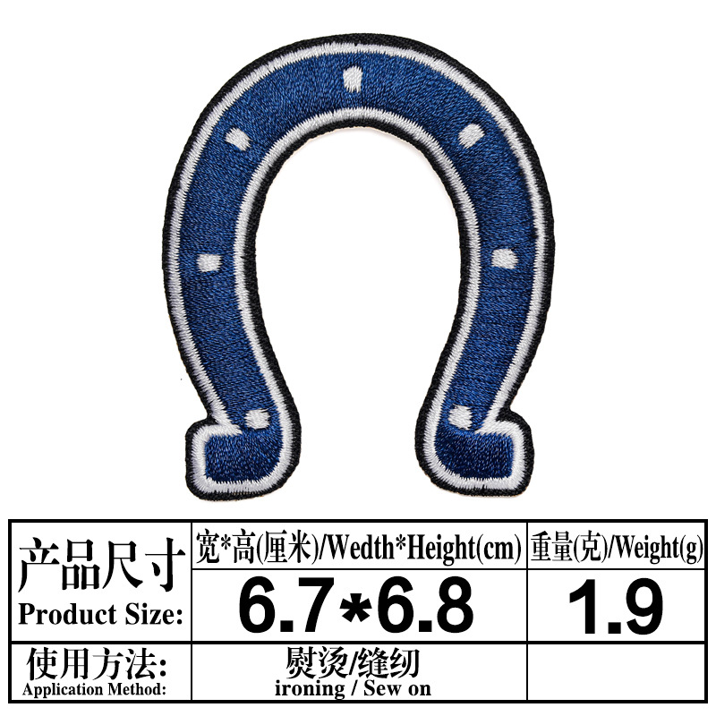 Planchado adhesivo NFL Liga Americana 32 Equipo LOGO Emblema del equipo Insignia de bordado de computadora Etiqueta engomada de tela bordada Parche de parche