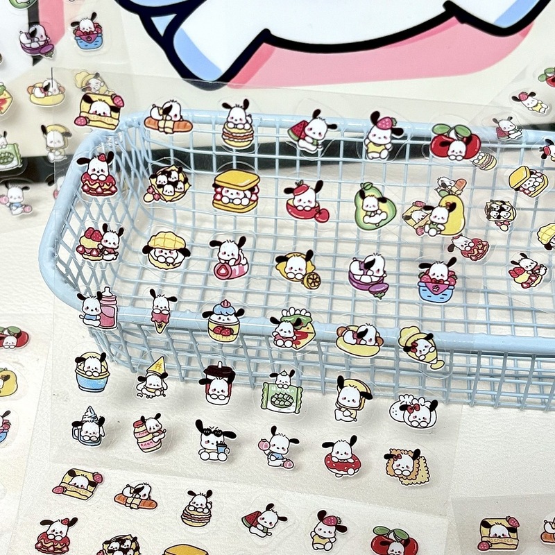 工場直販かわいい漫画透明 diy 防水ステッカーミックスアンドマッチング高価値学生ノートブックペンホルダー装飾ステッカー|undefined
