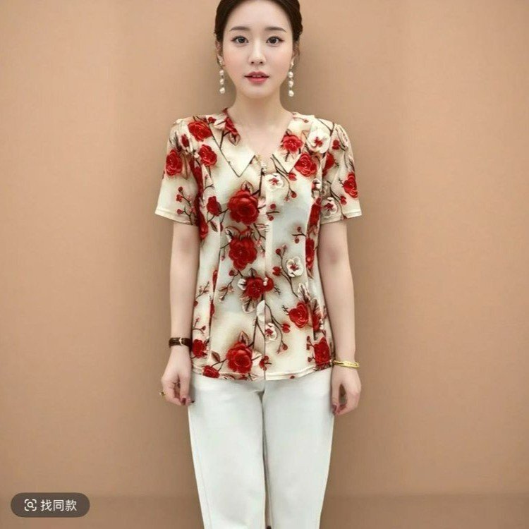 Spring Fashion Casual Shirts for Women, Mom Style, Elegant, Stylish, Everyday Commuting Style
