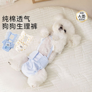 Neural Cat Pure Cotton Jacquard Baby Grade Physiological Pants Female Dog Anestrus Pants Anti-Harassment Four Seasons Puppy Pet Dog Clothes