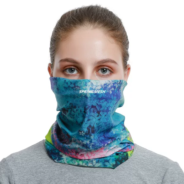 Cross-border direct sales: colorful patterned 3D digital print unisex magic headscarf, outdoor cycling face mask