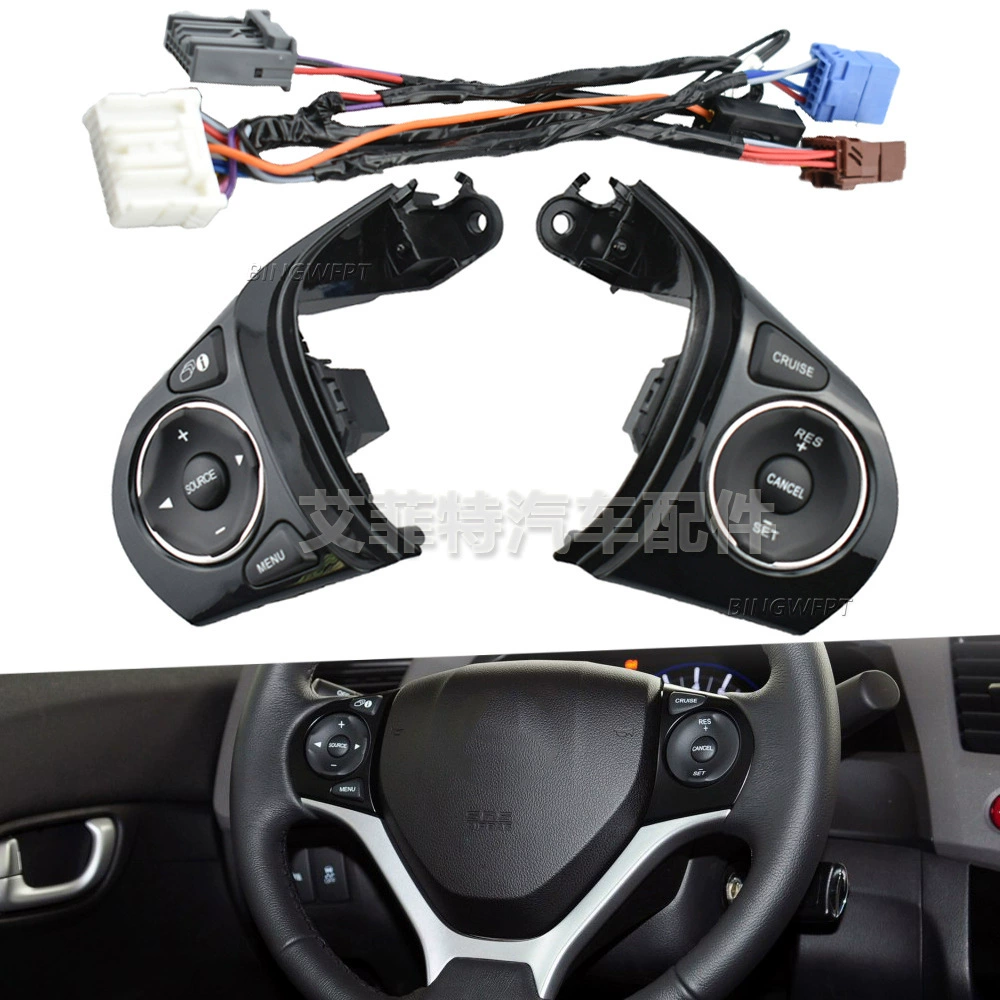 Применимо к многофункциональному кнопочному переключателю громкости на рулевом колесе Honda 9-го поколения Jade Civic 12-15