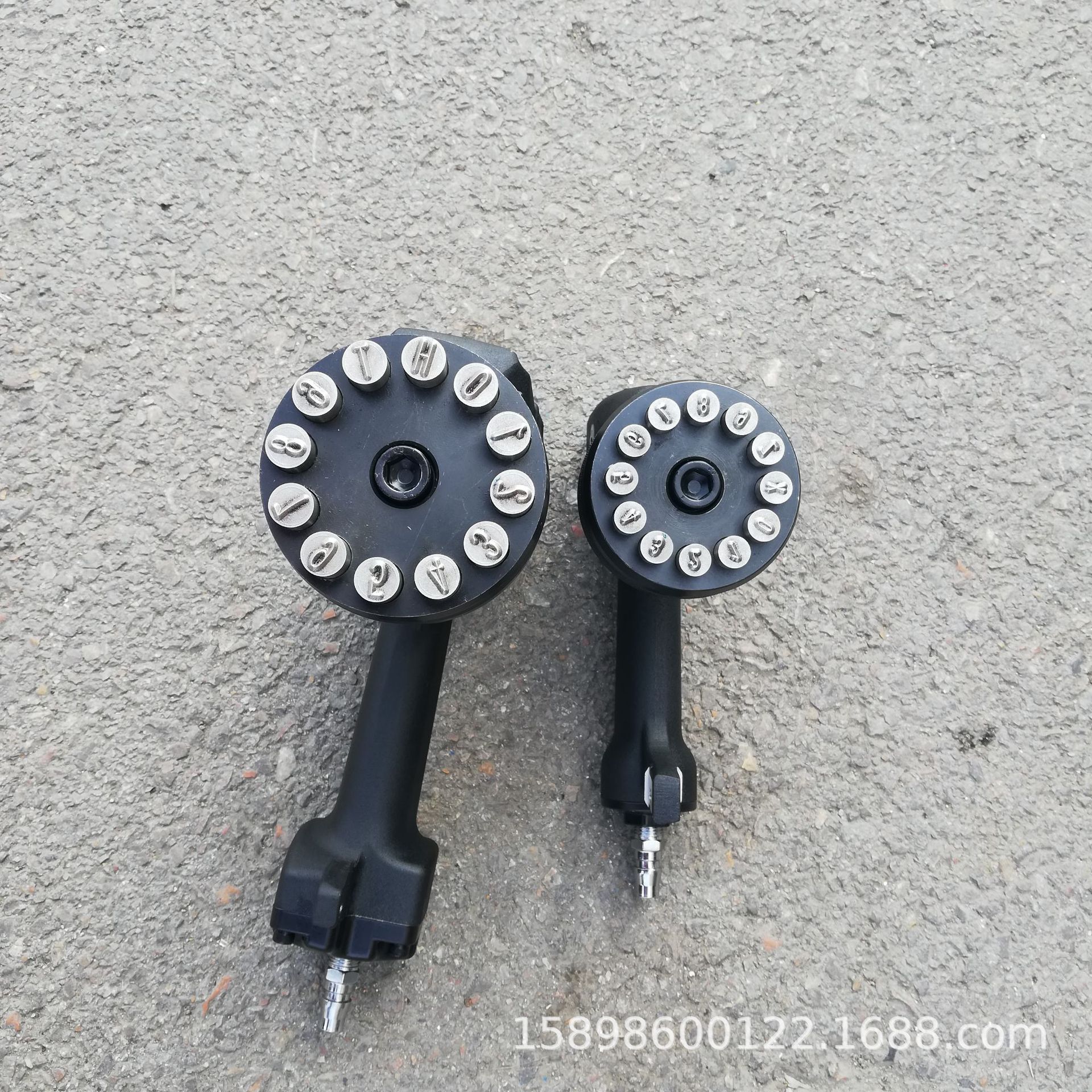 10号气枪砸号机 便携式管材打标机 圆钢钢板砸号机字号清晰