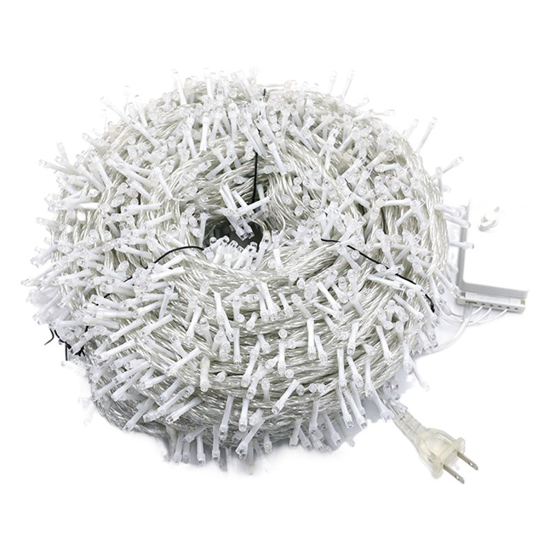 Plug-In estrellado luz de la secuencia de luz al aire libre impermeable vacaciones boda decoración de Navidad transfronteriza al por mayor luz de la secuencia