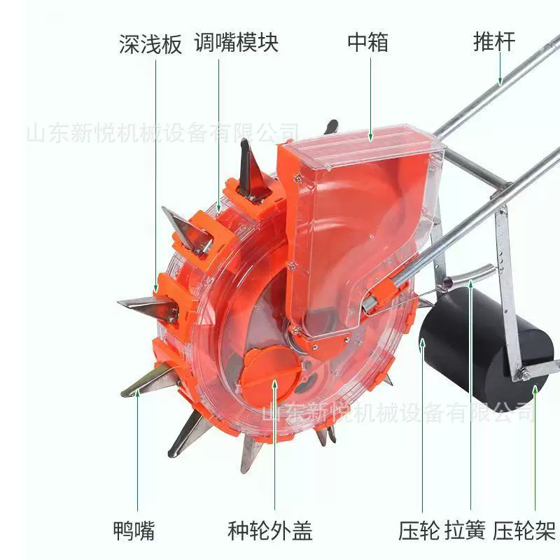 多功能手推式播种机玉米大豆精播机 高粱种植点播机