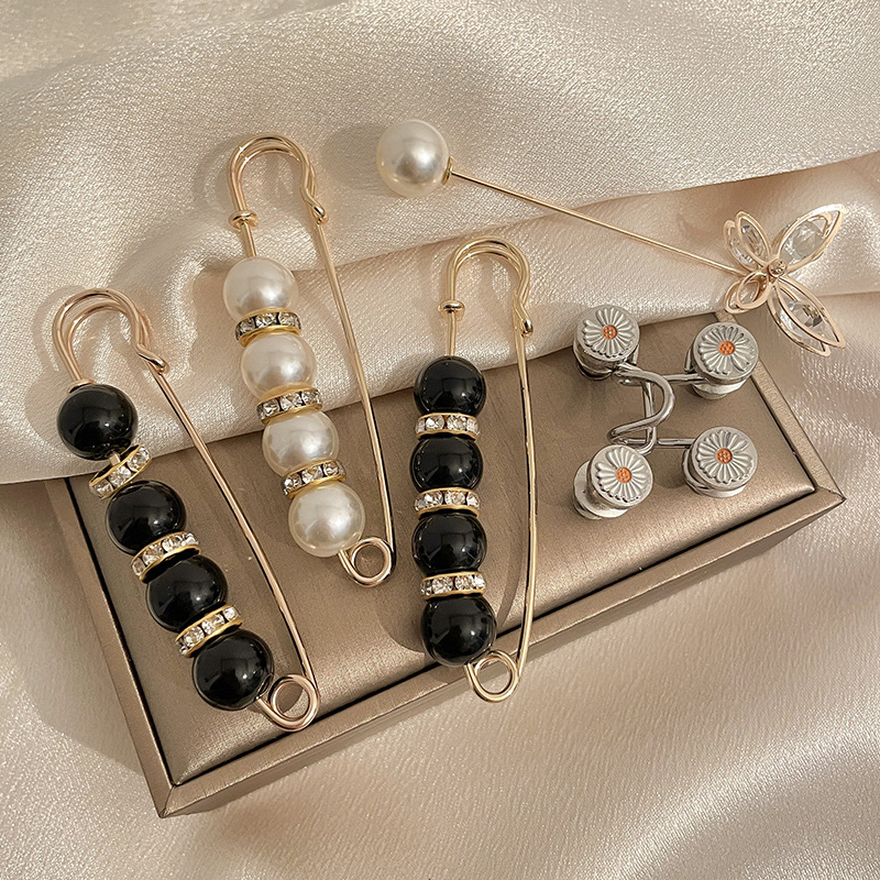 Apretar la cintura artefacto pantalones anti-exposición pin fijo tamaño de la cintura grande hebilla ajustable Ropa Accesorios botón