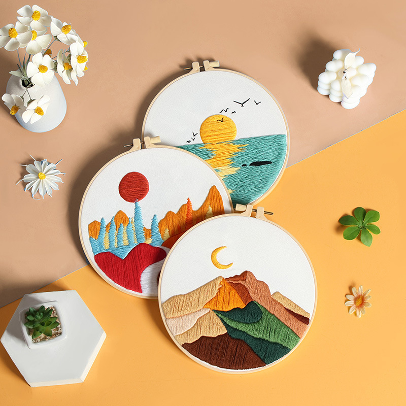 Ventas directas de fábrica transfronterizas para series de bordado para principiantes