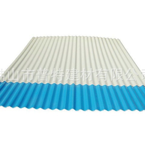 隔热透明波浪瓦pc采光瓦屋顶亮瓦片温室雨棚塑料透明瓦 厂家生产