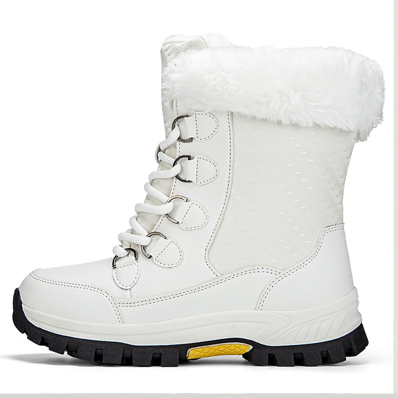 New Boots, Thickened Cotton Shoes, Women's Autumn And Winter New Style, Women's Snow Boots, Warm And Plush_vogvips.com