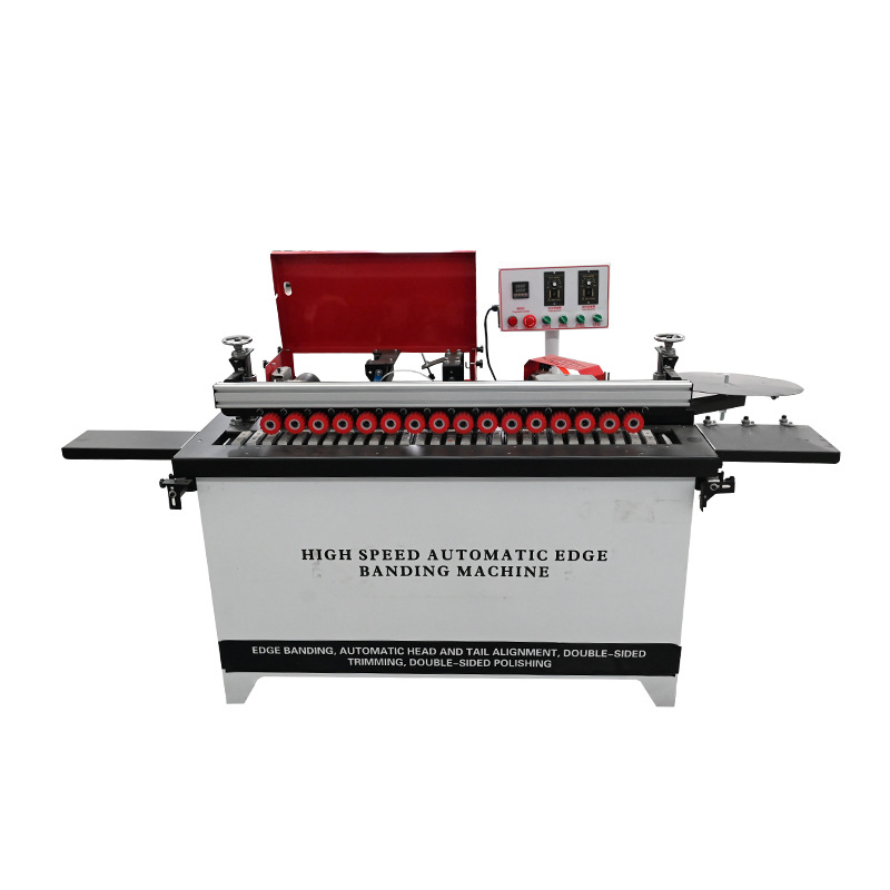 Transfronteriza máquina automática de sellado de borde recto para muebles de gabinete máquina de recorte de borde para carpintería máquina integrada de sellado de borde recto