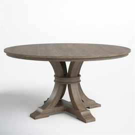 美式法式乡村实木小圆桌小户型客厅阳台复古沙发边几圆形小茶几