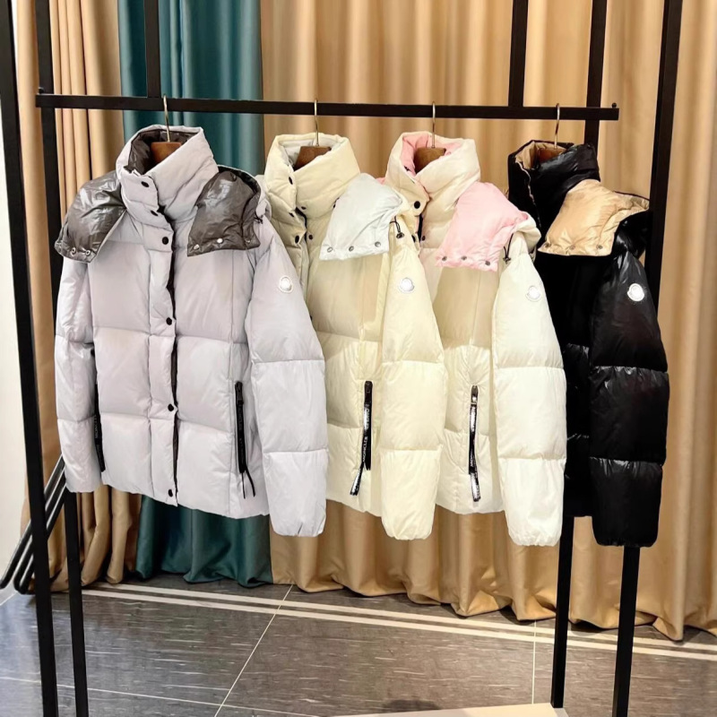 25 Winter Mengjia Maya Black Gold Fashion Versatile Trendy Brand Women's Short down Jacket Windproof Hooded Warm Coat 25 Winter Mengjia Maya Black Gold Fashion Versatile Trendy Brand Women's Short down Jacket Windproof Hooded Warm Coat
