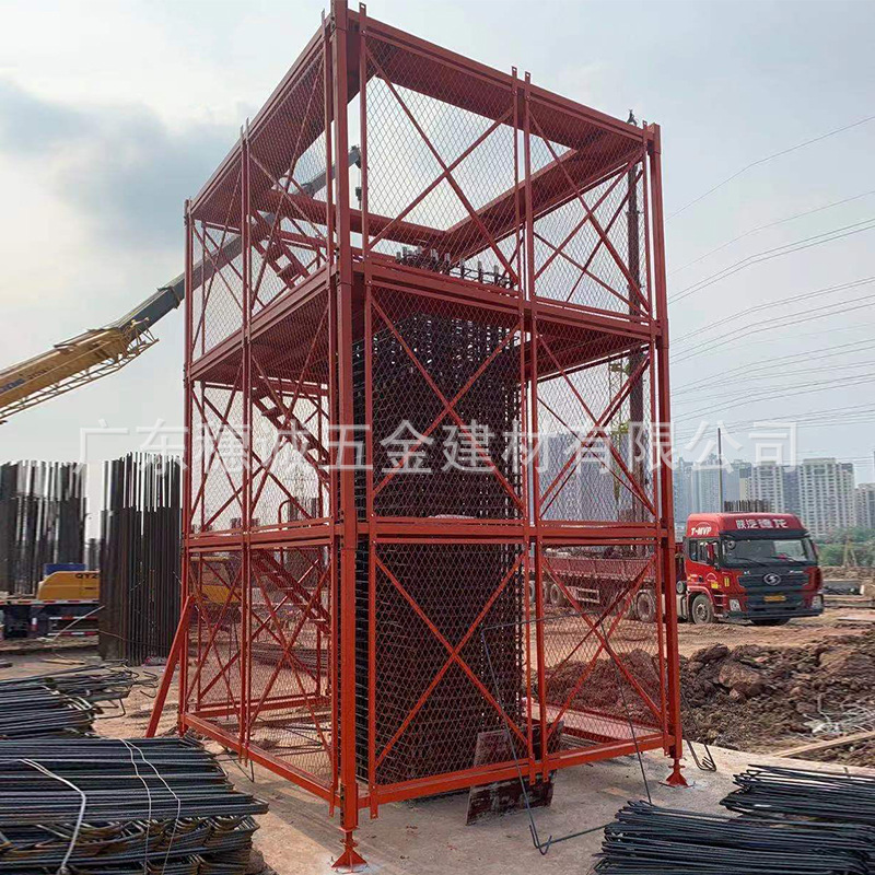 箱式梯笼爬梯建筑梯笼基坑施工安全梯笼施工安全爬梯笼组合式梯笼