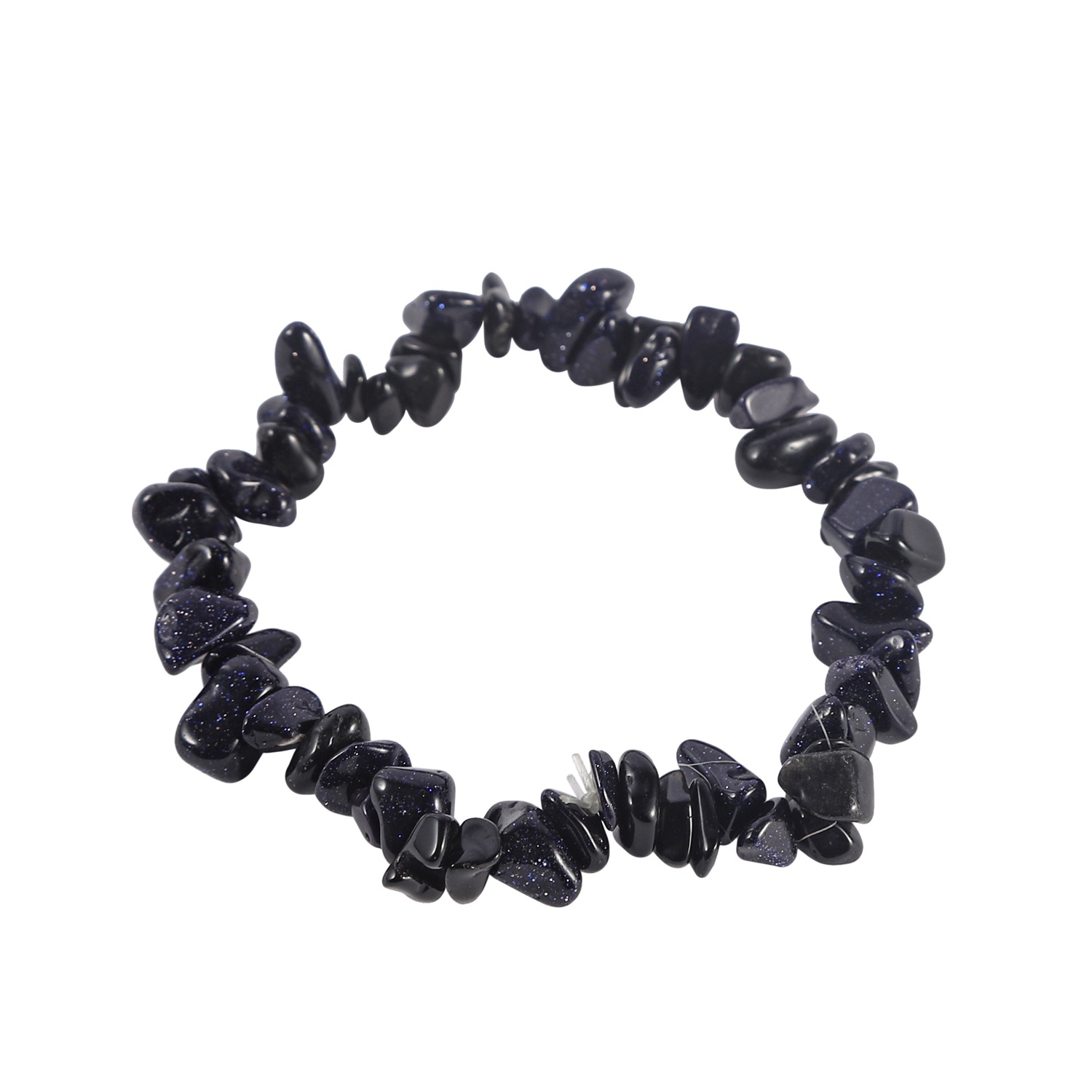 Synthetic lancha stone gravel bracelet