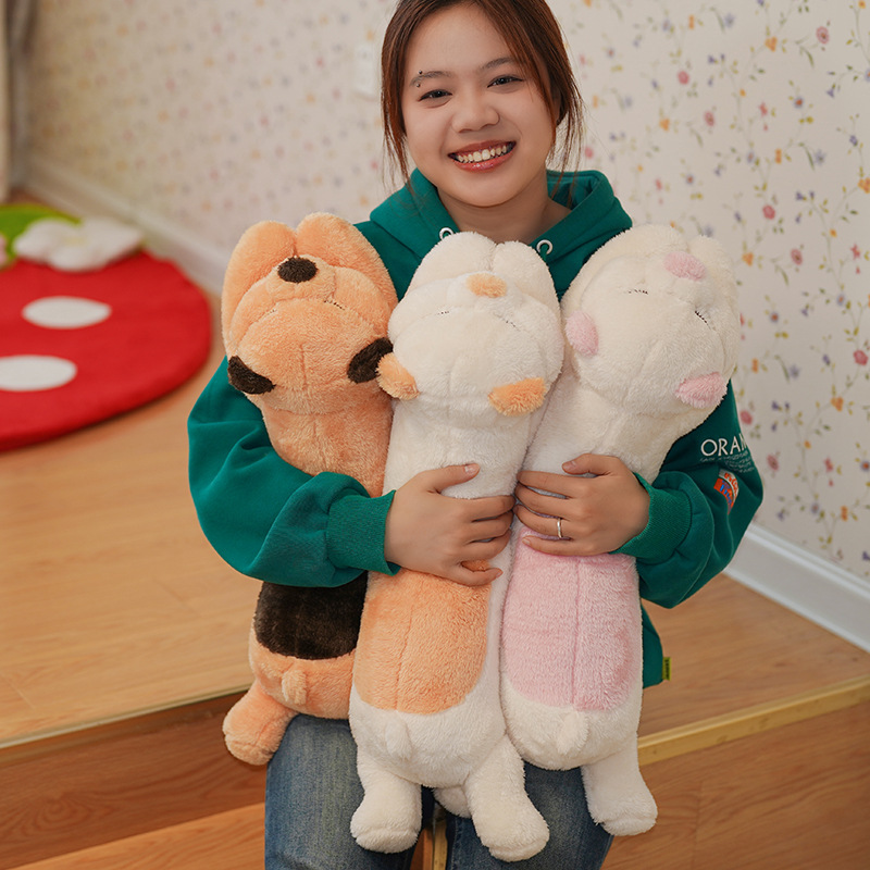 Muñeca de perro, almohada, niña durmiendo, linda muñeca de cerdo, muñeca de trapo, ternera, peluche al por mayor
