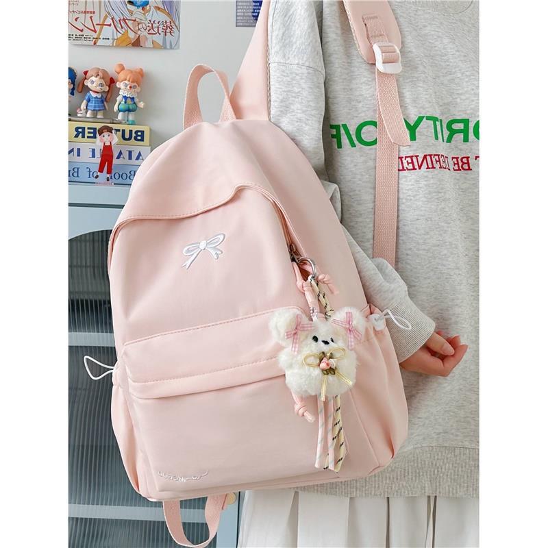 Schoolbags for Girls, Japanese Elementary School Students in Grades Three to Six, Versatile and Simple, Large-Capacity Junior High School Students, Small Fresh Backpacks