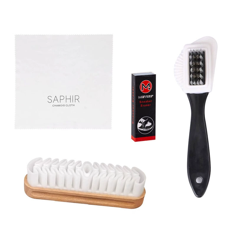 Замшевая матовая щетка для чистки кожи с ластиком салфеткой для чистки кроссовок ластик дезинфицирующая салфетка Бытовая