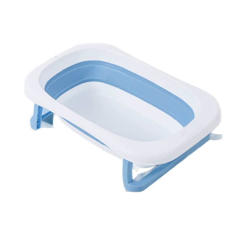 Bebé bañera plegable para niños pequeños sentados y acostados bebés bañera pequeña para niños hogares productos infantiles recién nacidos