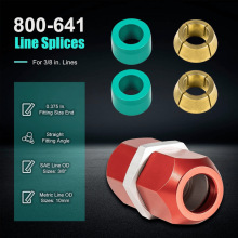 800-640, 800-641, 800-642铝A/C空调维修连接器1/2'' 3/8'' 5/8'