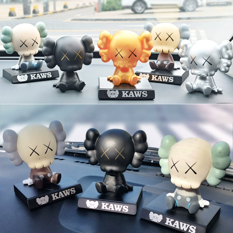 Тренд кукла XX глаз украшения автомобиля мультфильм голова коровы кукла автомобиль творческий Чаостер украшения торта поставки