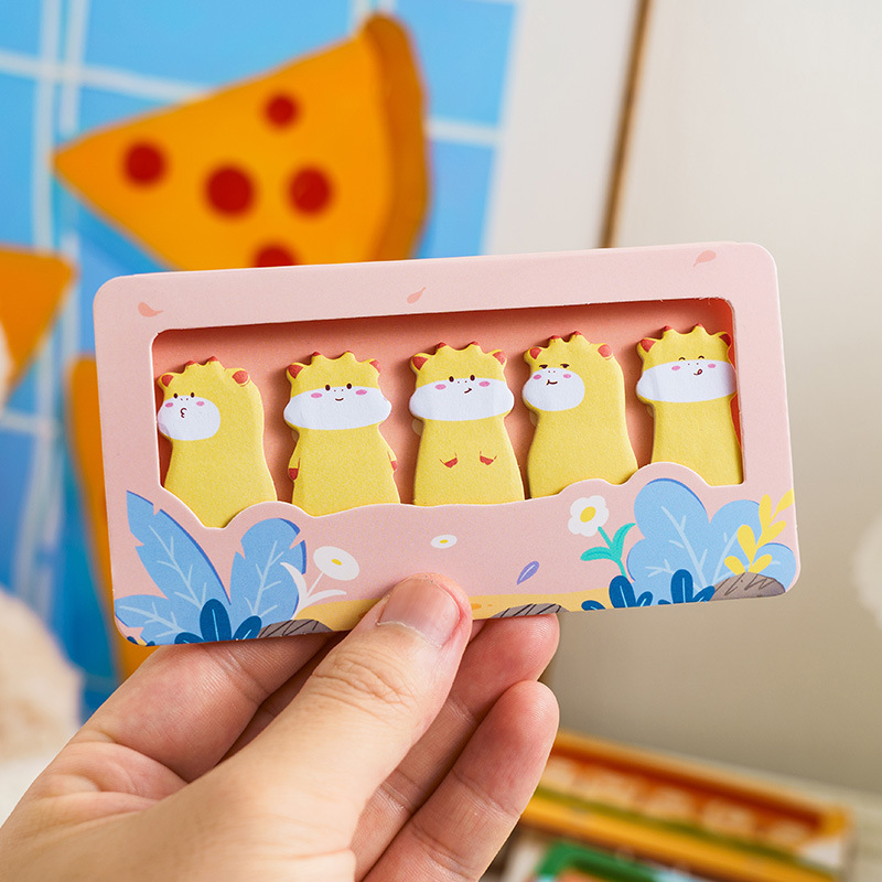 動物の親指付箋、かわいい漫画のn回ステッカー、クリエイティブなins、見栄えの良いメモメッセージステッカー、カスタマイズ|undefined