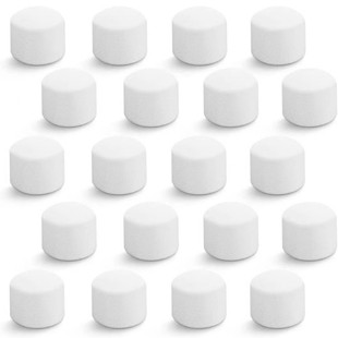 Wholesale Polyurethane Filter Cotton Cylinder Dustproof Breathable Sponge Filter Pad Ventilator Air Filter White Filter Element