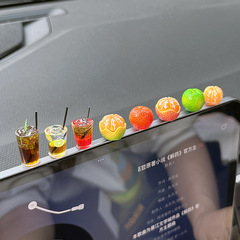 アメリカンコーヒー癒し系車置物車載センターコンソールディスプレイ車内用品ミニ置物