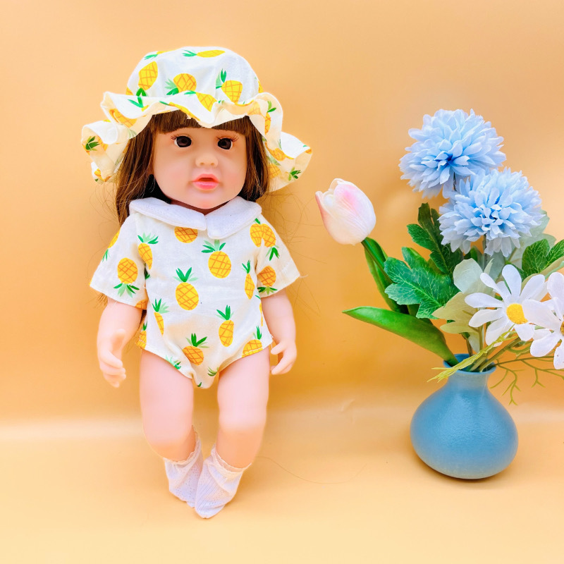 새로운 35CM 시뮬레이션 비닐 중생 인형은 귀여운 공주 선물 도매로 바꿀 수 있습니다