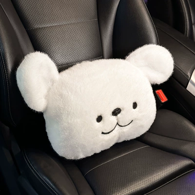 for Girls, Seat cushion, seat cover - bear-plush-waist-support