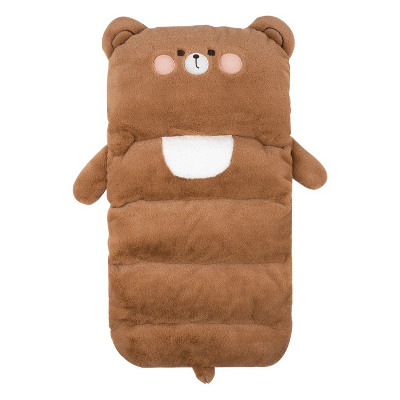 Car Cushion Winter Plush Single-piece Car Seat Cushion Cute Cartoon Waist Cushion Warm Heightened Seat Cushion for Women