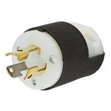 Hubbell HBL4720C 15A 125V Twist Lock Plug NEMA L5-15P
