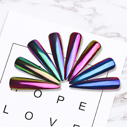 Amazon 10-color Chameleon Color Powder for Shoe Material Coating Ink Chameleon Powder with Variable Colors 3g