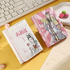 網紅新款卡通可愛新年短款錢包小三折迷你小巧零錢包錢夾批發女