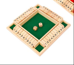 Juegos de mesa de cuatro lados de venta transfronteriza pro-interactivo juegos infantiles rompecabezas lógica digital juguetes de madera
