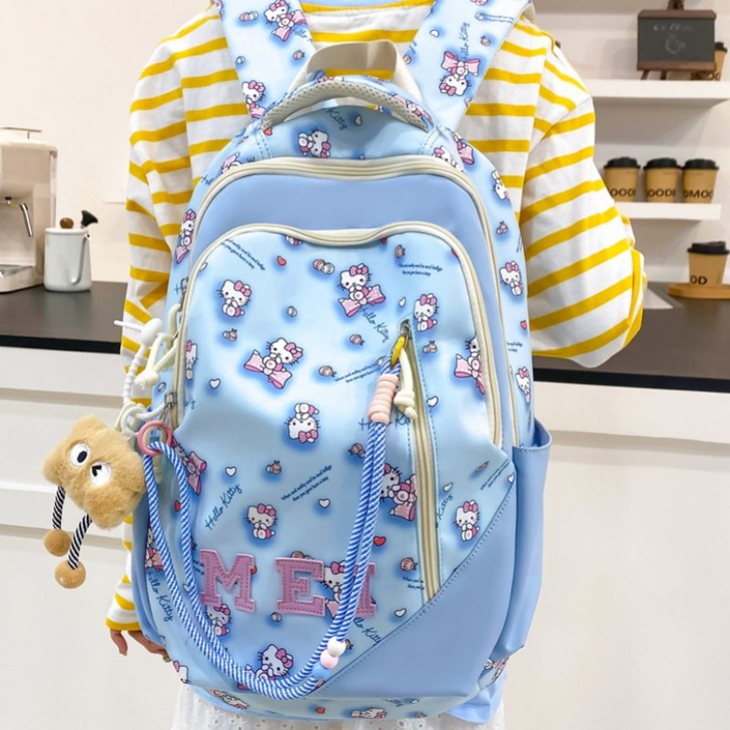 Al por mayor nueva mochila escolar del campus, mochila de impresión encantadora, mochila de viaje de ocio de gran capacidad