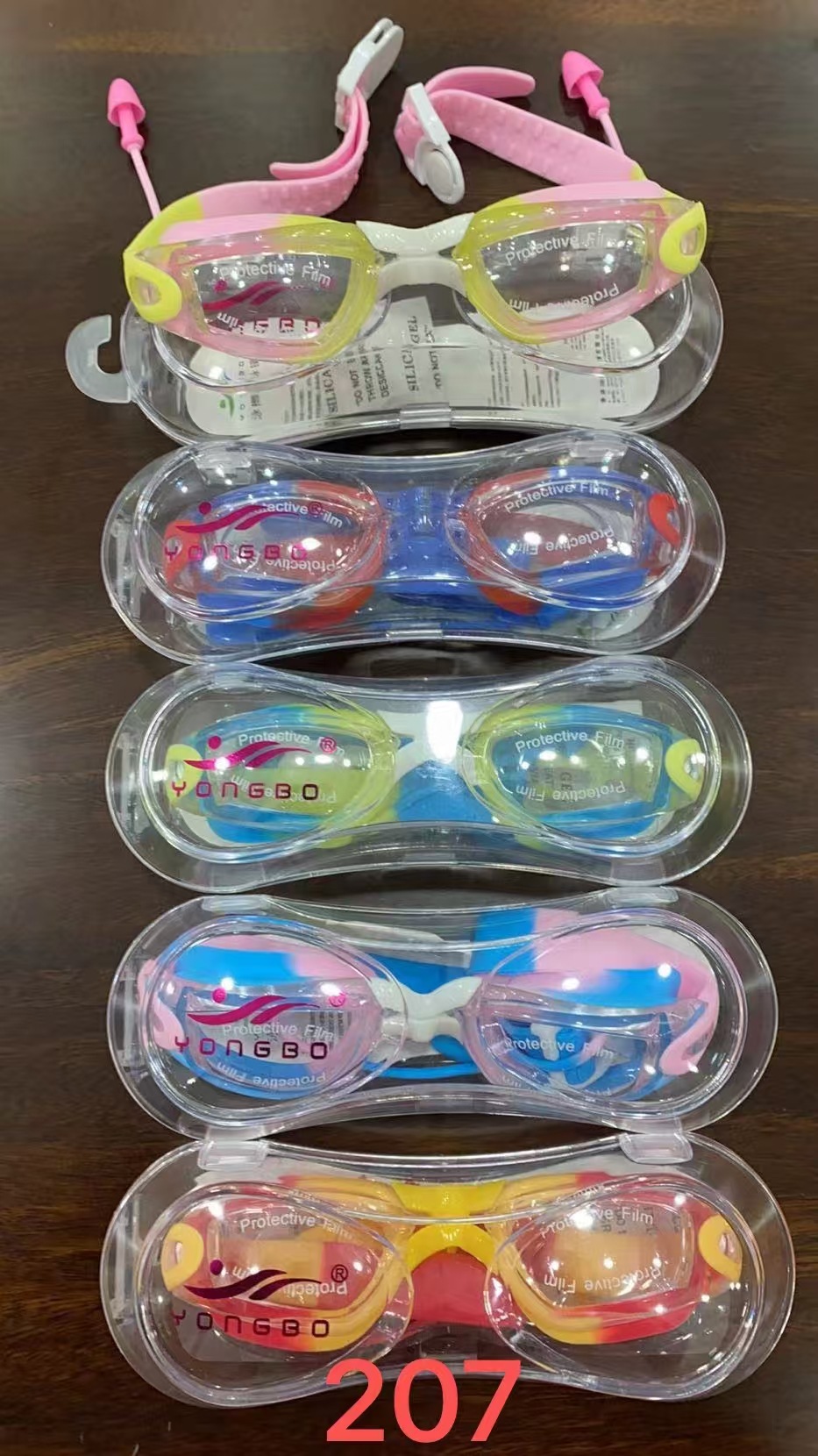 Gafas de Natación Antivaho e Impermeables de Policarbonato Antivaho e Impermeable para Natación