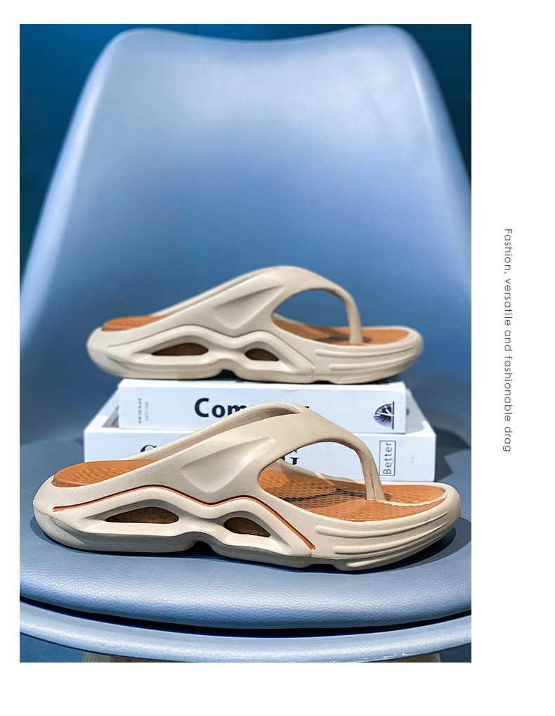 Comfortable Summer Beach Sandals For Men Non-slip Flip-flops_voghion.com
