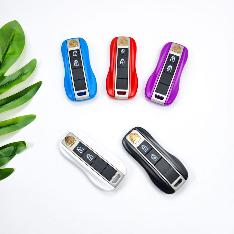 Foreign Trade Self-Defense Gift Porsche Keychain Alarm USB Flashlight Arc Lighting Lighter Ignition Device