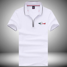 【PA标】肯迪鲨鱼奢侈大牌男装夏季商务品牌短袖t恤男翻领潮5A298