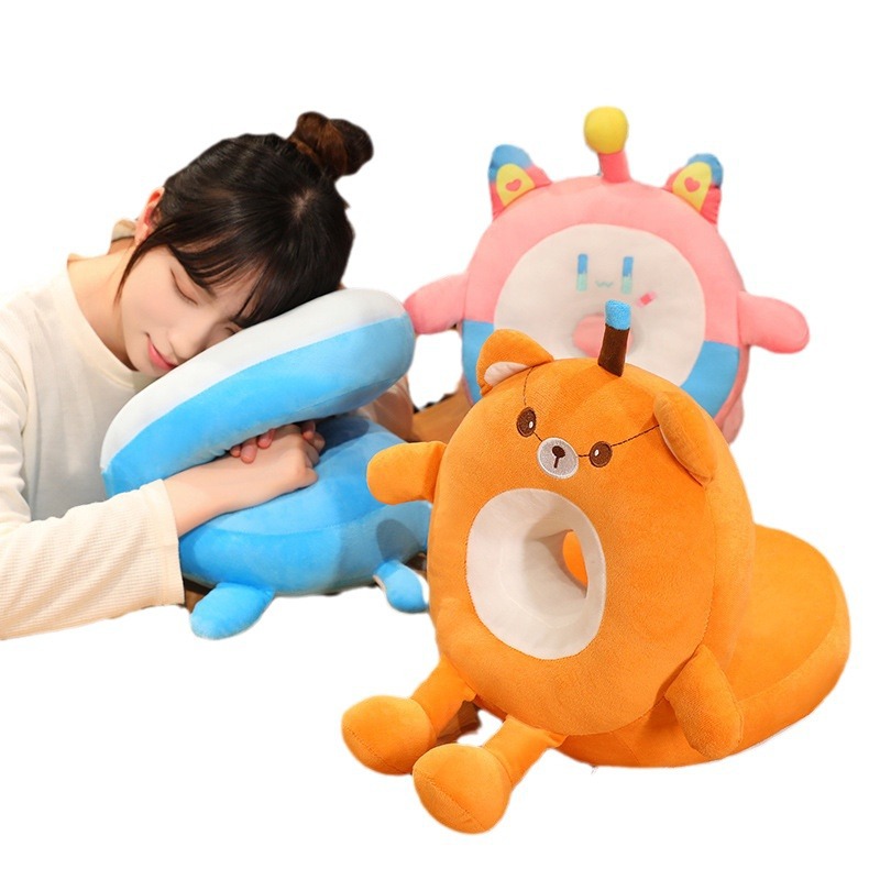 Almohada de Seda de Hielo para Siesta, Peluche y Seda de Hielo, para Oficina y Escuela image 6