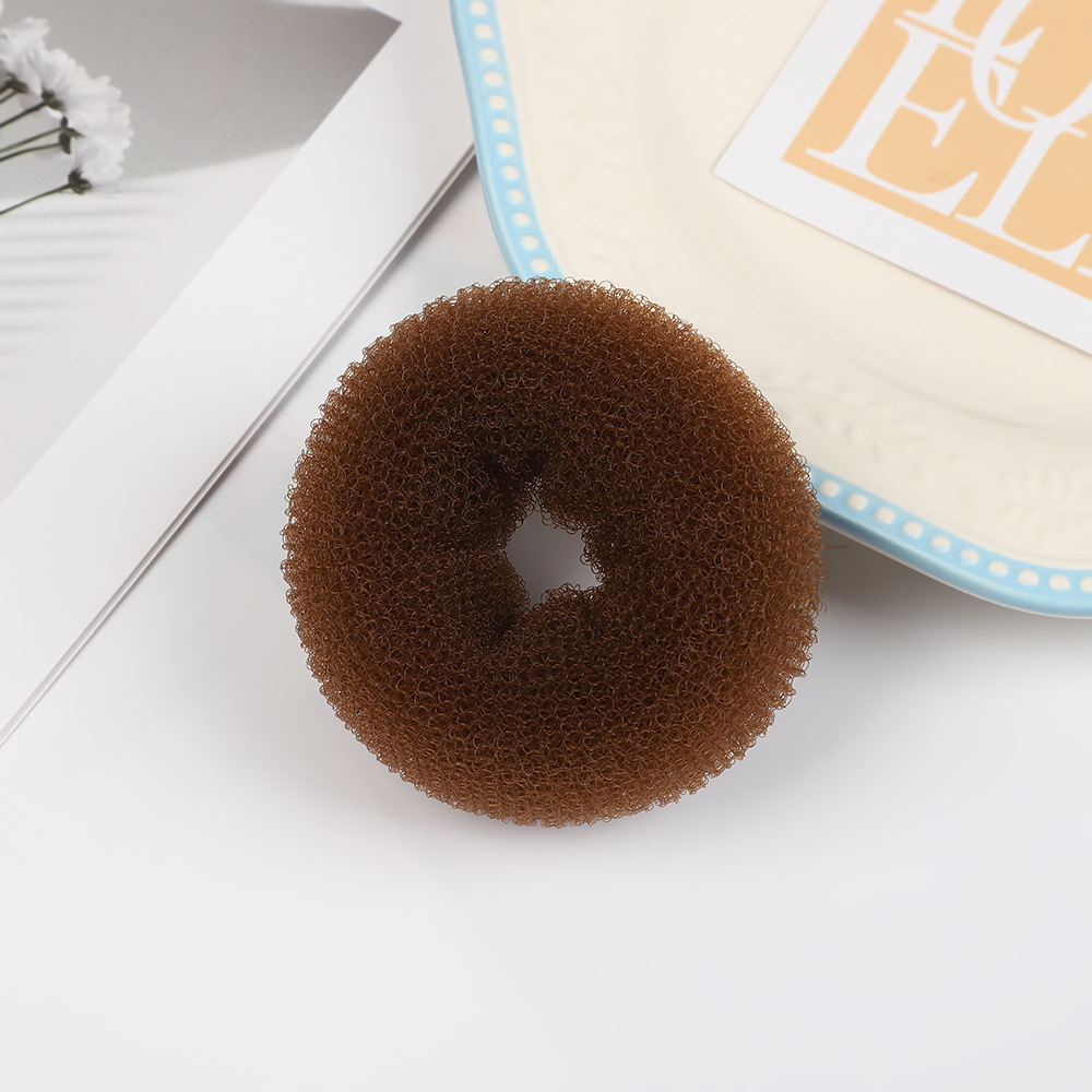 Ball-head doughnut cone para el cabello de chicas coreanas lindas Ball-head cone para el cabello flojo no daña toque de cabello