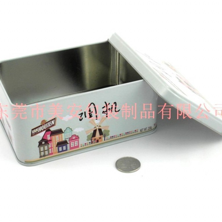 出口铁盒 马口铁长方罐 拼图铁盒 糖果包装盒 铁盒供应商