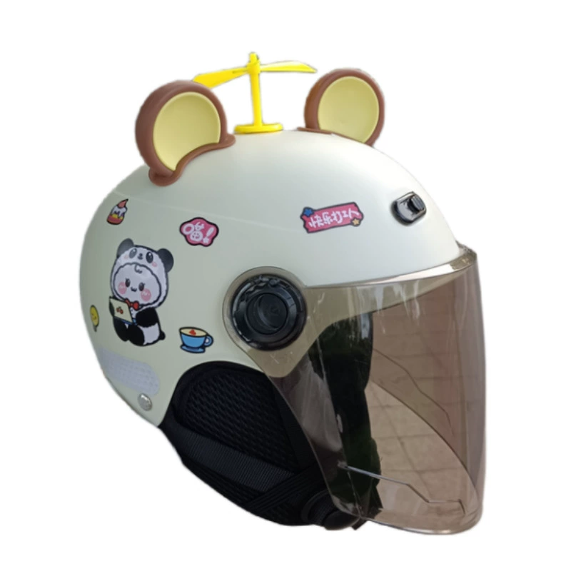 Universal electric car girl's, half helmet