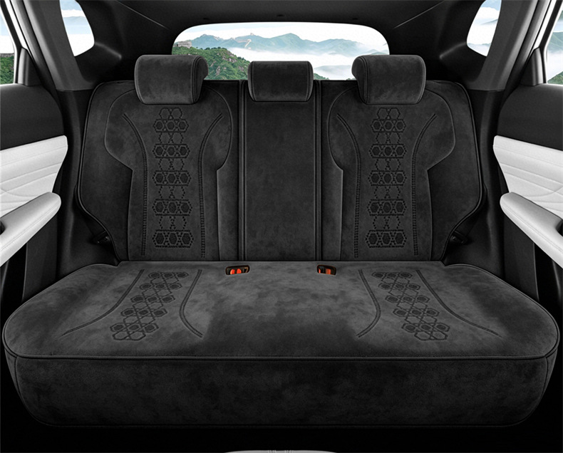 Changan UNI-Z special car seat cushion, all-season saddle cushion, suede seat cover, full-coverage ventilated breathable seat cover